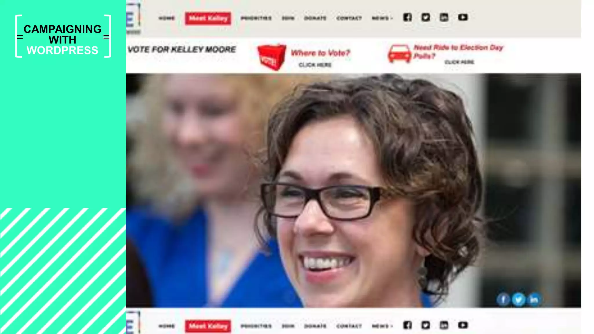 =
CAMPAIGNING
WITH
WORDPRESS
 