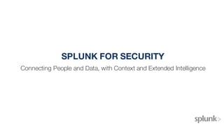 SplunkLive Wellington 2015 - Splunk for Security