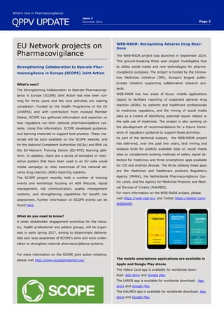 What’s new in Pharmacovigilance | PDF