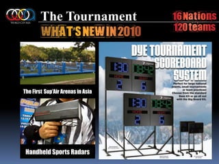 The TournamentThe FirstSup’Air Arenas in AsiaHandheld Sports Radars