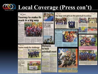 Local Coverage (Press con’t)