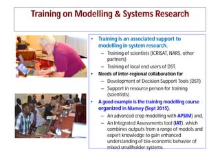 Asia Regional Program- Planning Meeting"Strengthening WCA-region collaboration : Needs and Opportunities".