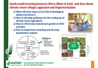 Asia Regional Program- Planning Meeting"Strengthening WCA-region collaboration : Needs and Opportunities".