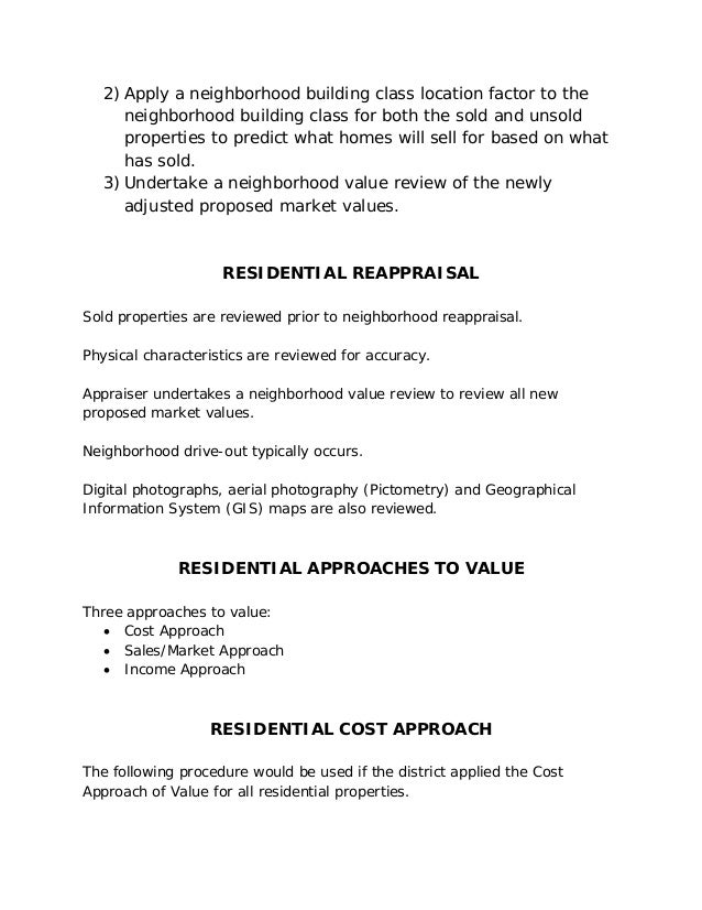 Waller county appraisal district valuation process