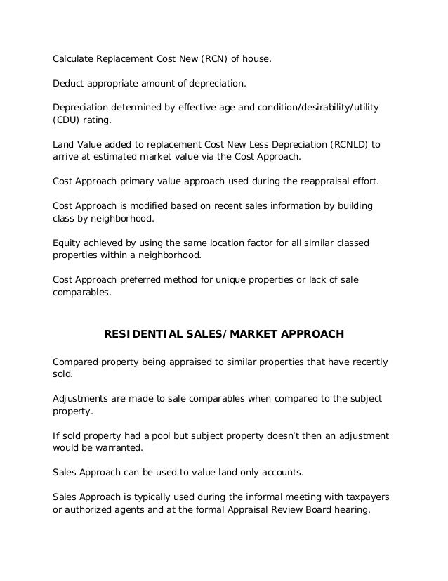 Waller county appraisal district valuation process