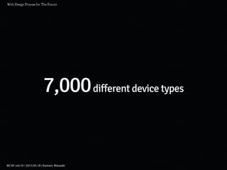 7,000different device types
 