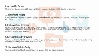 Web Content Accessibility Guidelines | PPTX