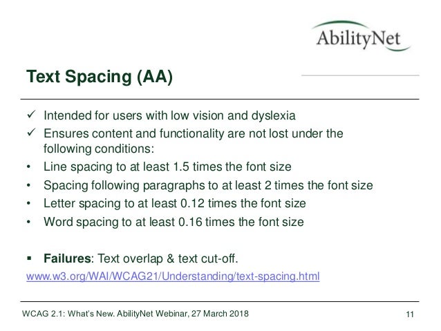 What S New In Wcag 2 1 Abilitynet Webinar 27 March 2018