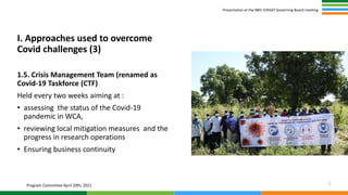 WCA Governing Board April 2021