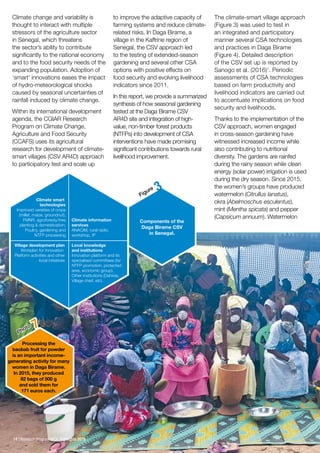 ICRISAT Research Program West and Central Africa 2016 Highlights-Climate-smart village approach boosts Senegalese livelihoods.