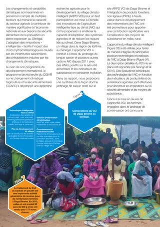 ICRISAT Research Program West and Central Africa 2016 Highlights-Climate-smart village approach boosts Senegalese livelihoods (French)