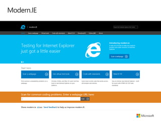 Modern.IE
 