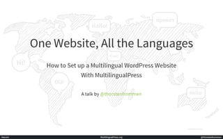 One Website, All the Languages
