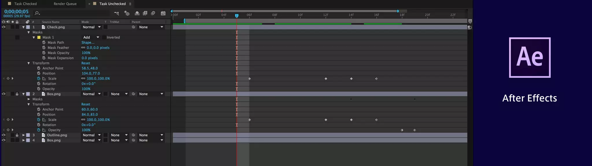 CSS/SVG Keynote Principle inVision After Effects
 