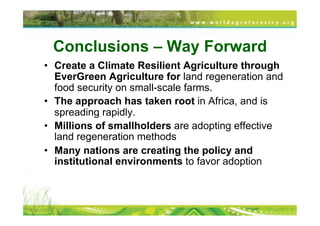 Transformational Opportunities to Perennialize Global Farming Creating an EverGreen Agriculture]