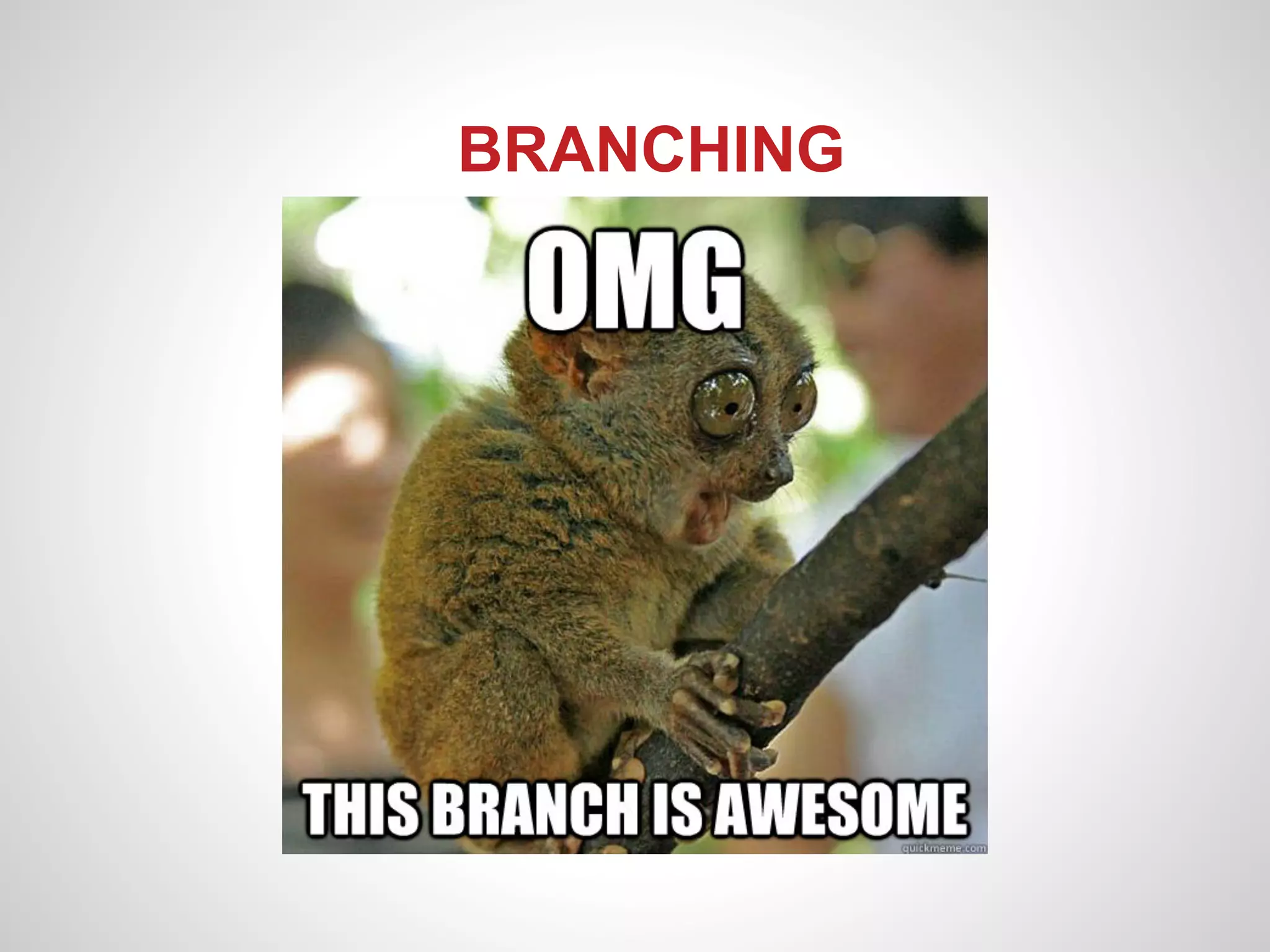 BRANCHING
 