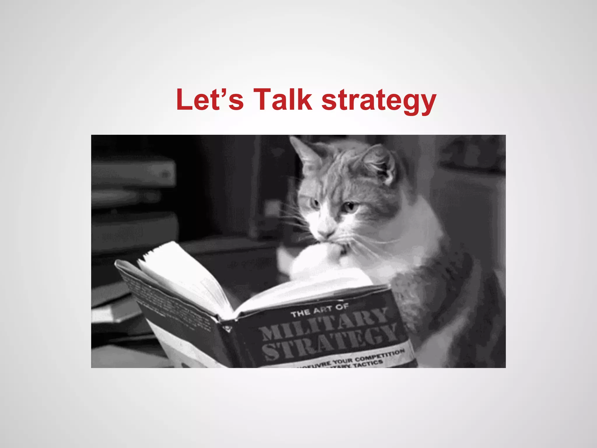 Let’s Talk strategy
 