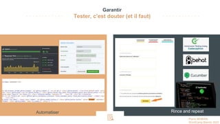 Pierre MOBIAN
WordCamp Biarritz 2023
Garantir
Tester, c’est douter (et il faut)
Automatiser Rince and repeat
 