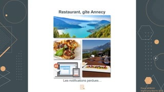 Pierre MOBIAN
WordCamp Biarritz 2023
Pierre MOBIAN
WordCamp Biarritz 2023
Restaurant, gîte Annecy
Les notifications perdues…
 