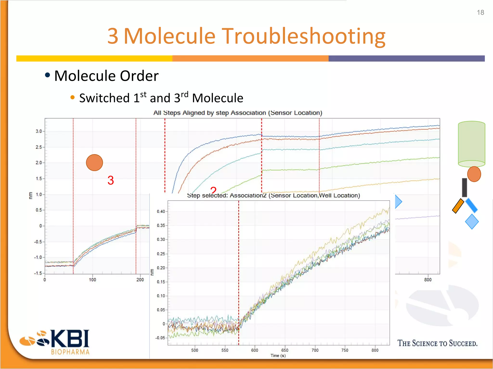 3 Molecule Troubleshooting
• Molecule Order
• Switched 1st
and 3rd
Molecule
18
1
2
3
 
