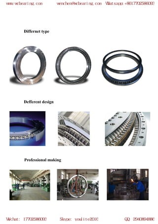 WCB slewing bearing models | PDF
