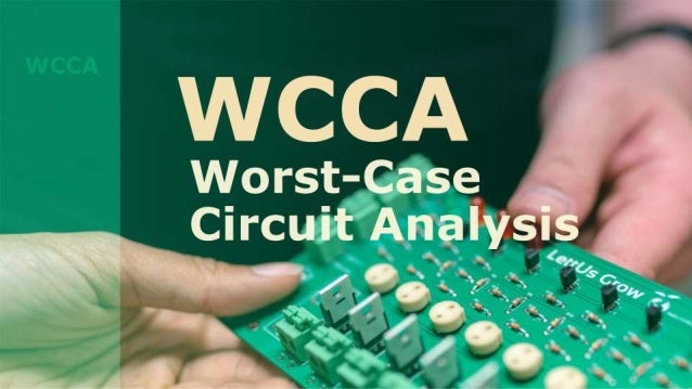 WCCA, Worst-Case Circuit Analysis, Tonex Training for Engineers