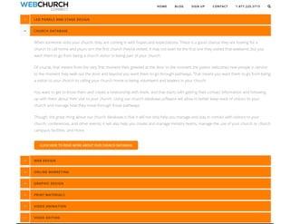 Web Church Connect - church connect database