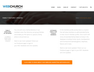 Web Church Connect Family Directory Updates