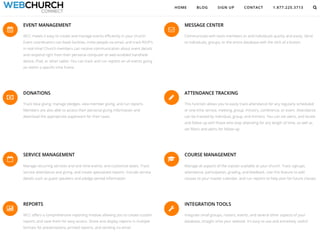 Web Church Connect - features pg 3