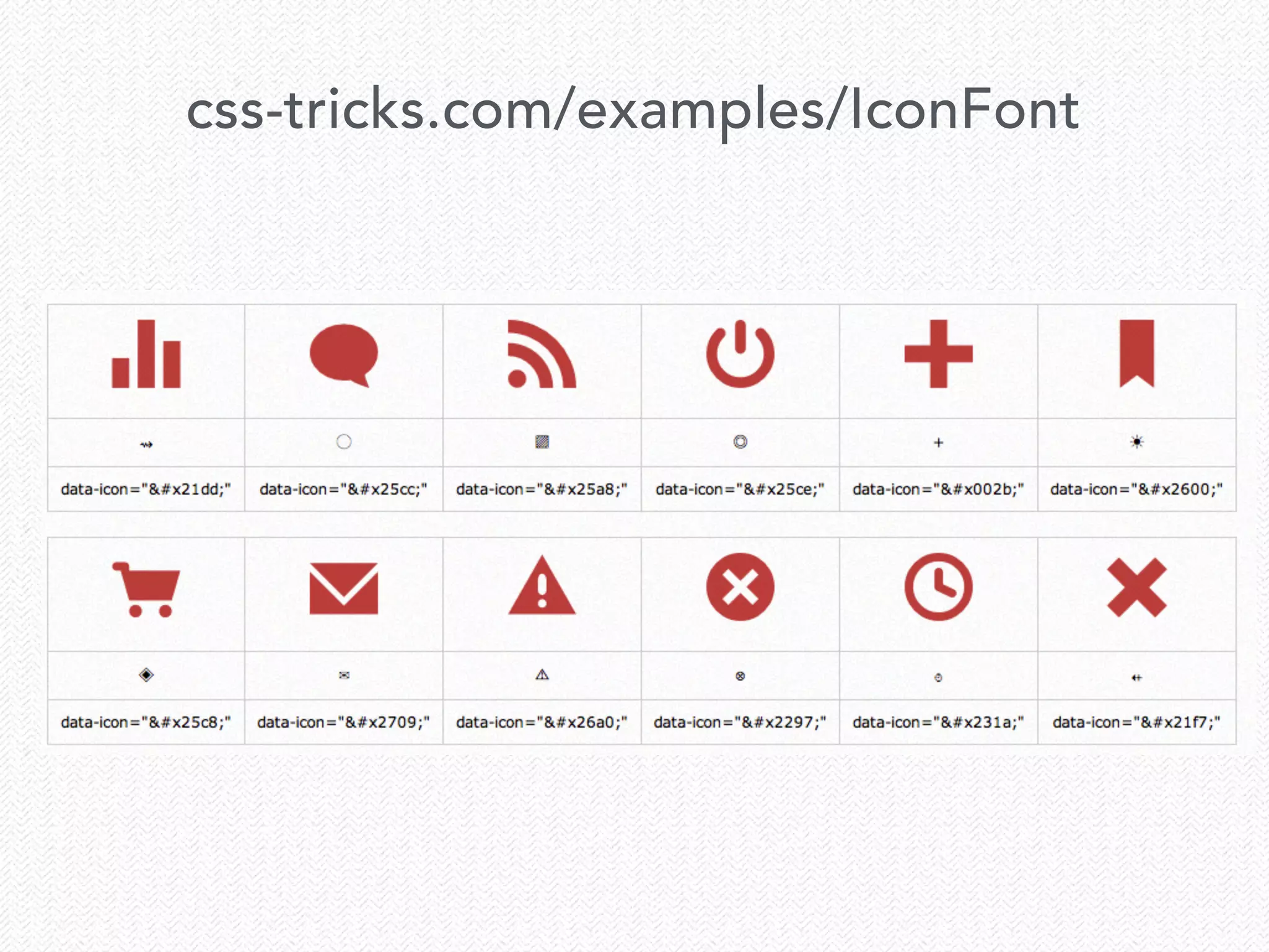 css-tricks.com/examples/IconFont
 