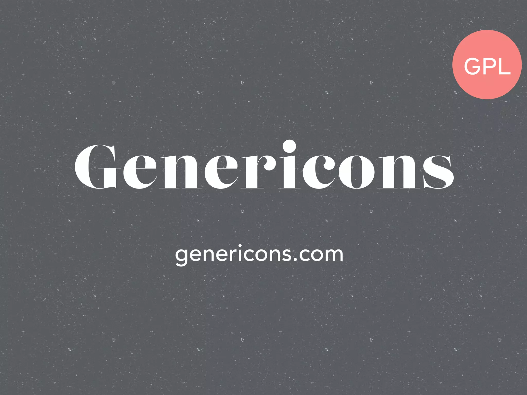 Genericons
genericons.com
GPL
 