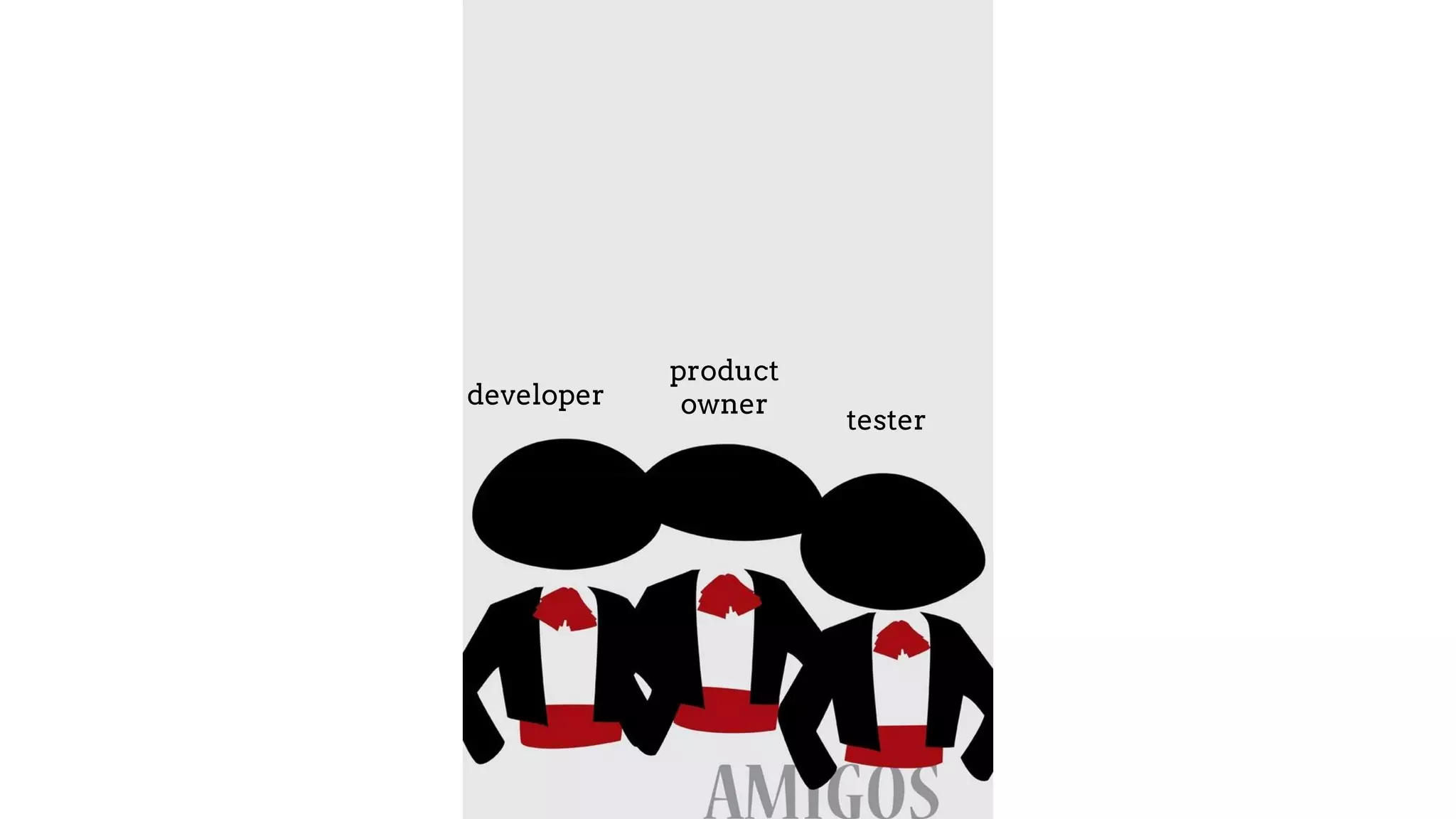 developer
product
owner
tester
 
