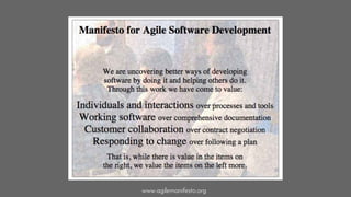 www.agilemanifesto.org
 