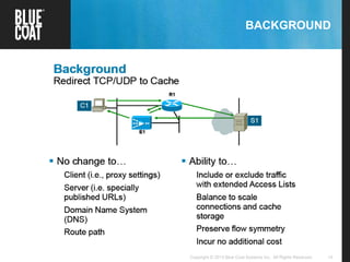 14Copyright © 2013 Blue Coat Systems Inc. All Rights Reserved.
BACKGROUND
 