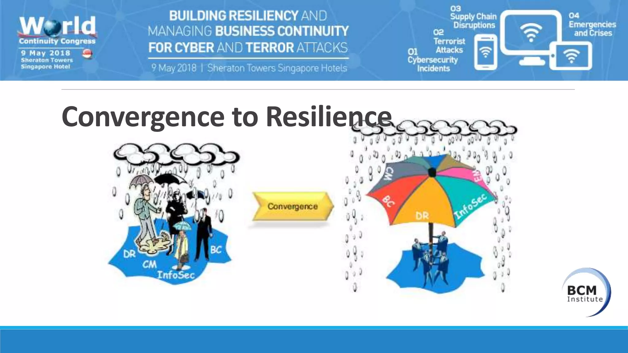 Convergence to Resilience
 