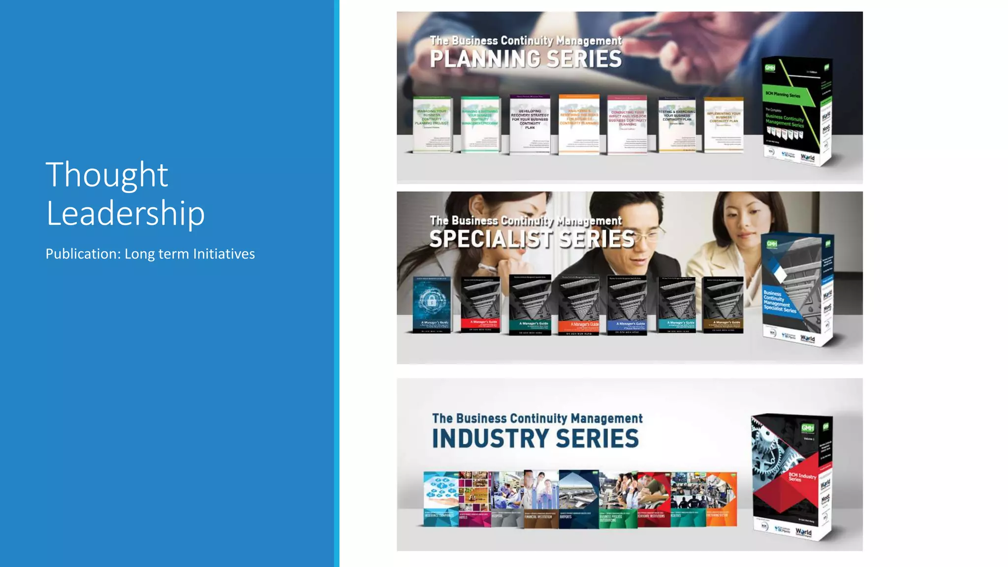 Thought
Leadership
Publication: Long term Initiatives
 