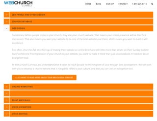 Web Church Connect Web Design