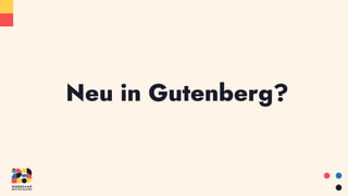 Neu in Gutenberg?
 