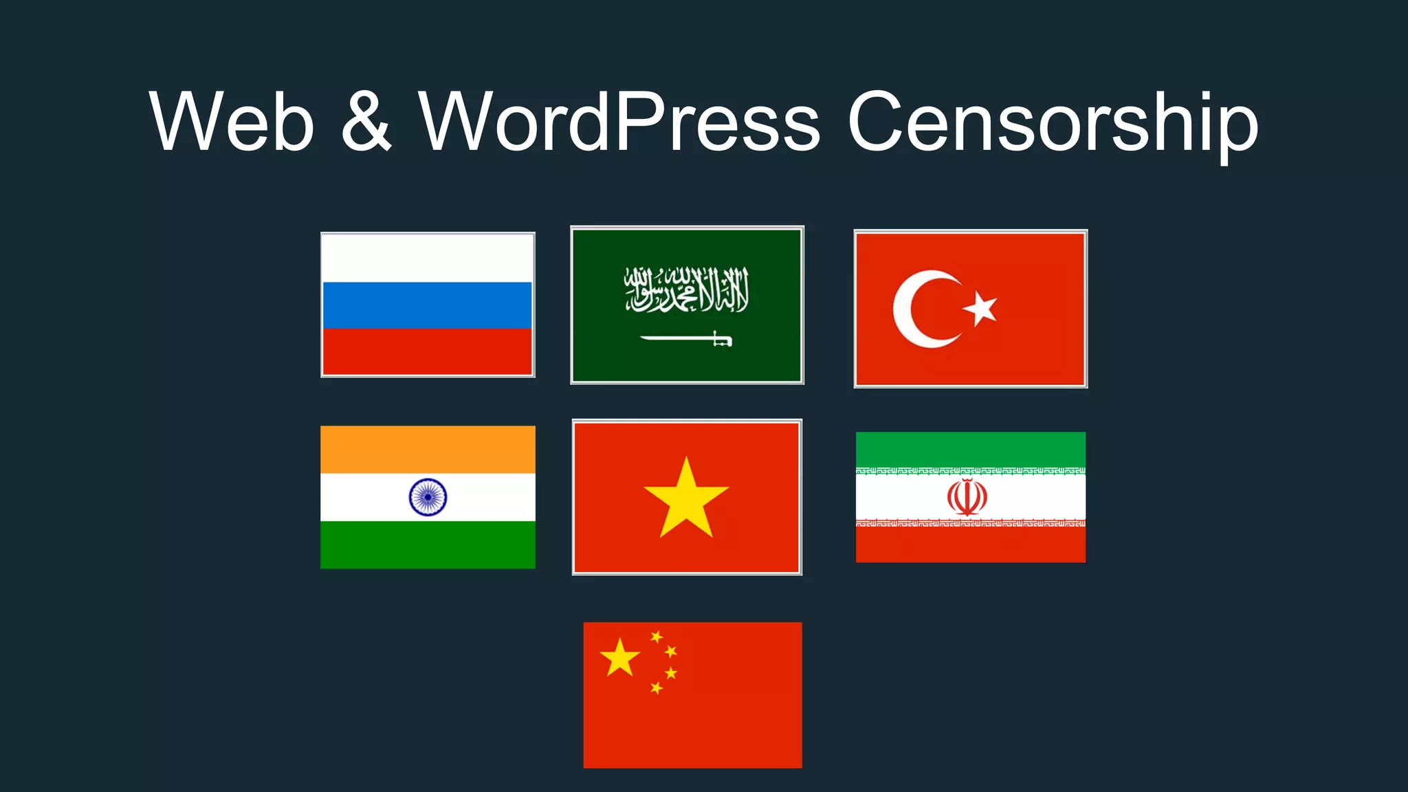 Web & WordPress Censorship
 