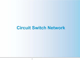 Circuit Switch Network




      6
 