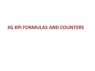 WCDMA optimization & Drive test analysis | PPTX