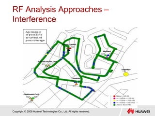Copyright © 2008 Huawei Technologies Co., Ltd. All rights reserved.
RF Analysis Approaches –
Interference
 