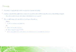 Diversity
• Transmitting ona single pathonlycanlead to seriousperformance degradationdue tofading
• As fading is independent betweendifferent times and spacesit is reasonable to use the available diversityof them todecrease the probability of a deep fade
– The more there are paths to choose from, the less likely it is that all of them have a poor energy level
• There existsdifferenttypes of diversitywhichcan be used to improve the quality, e.g.:
– Multipath
• RAKE receiver exploitstaps arrivingat different times
– Macro
• Different Node Bs sendthe same information
– Site Selection Transmit Diversity (SSTD)
• Maintain alist of available base stationsand choose the best one, from which the transmission isreceivedandtell the others not totransmit
 