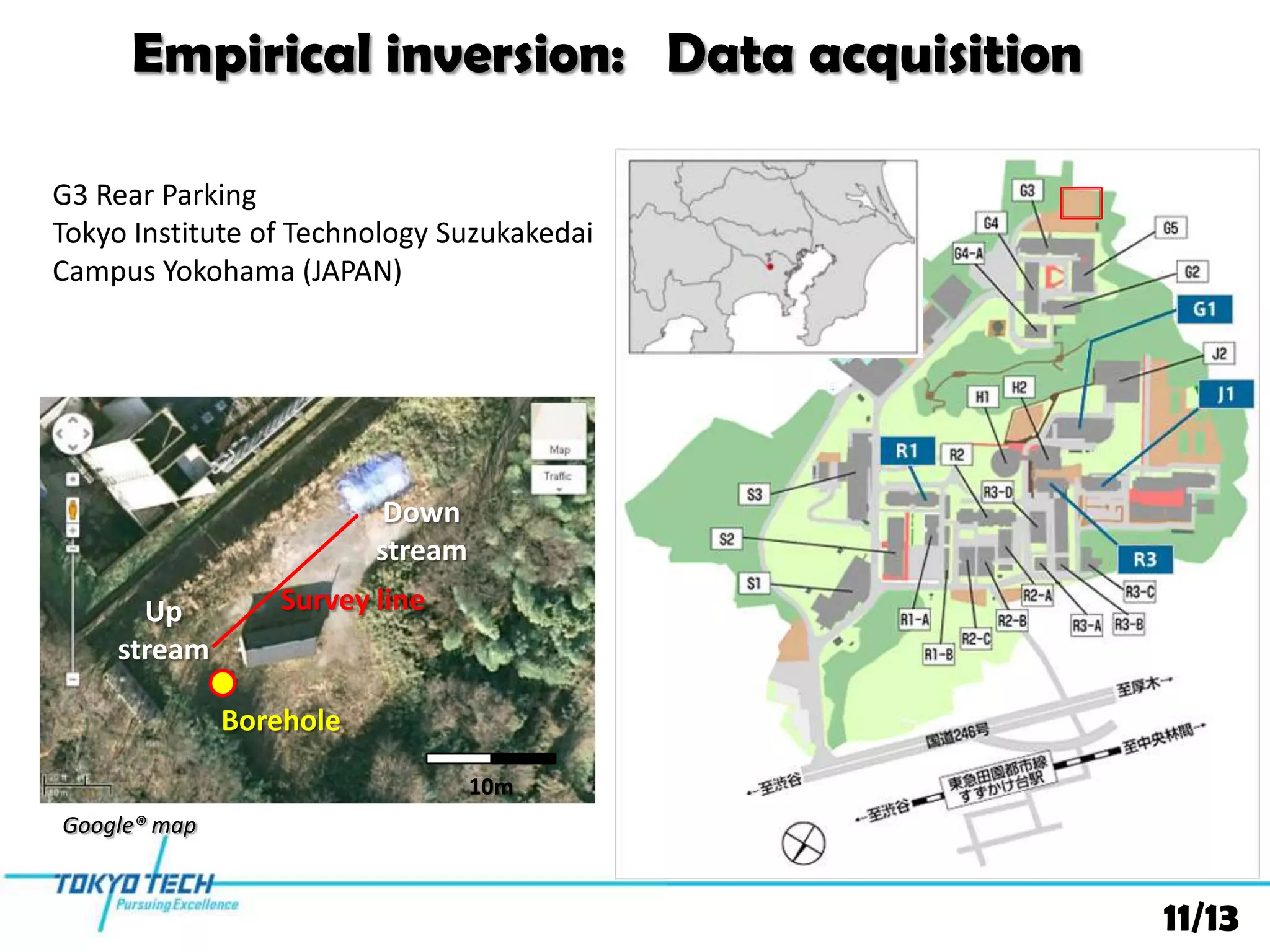 Determination of 2D shallow S wave velocity profile using waveform ...