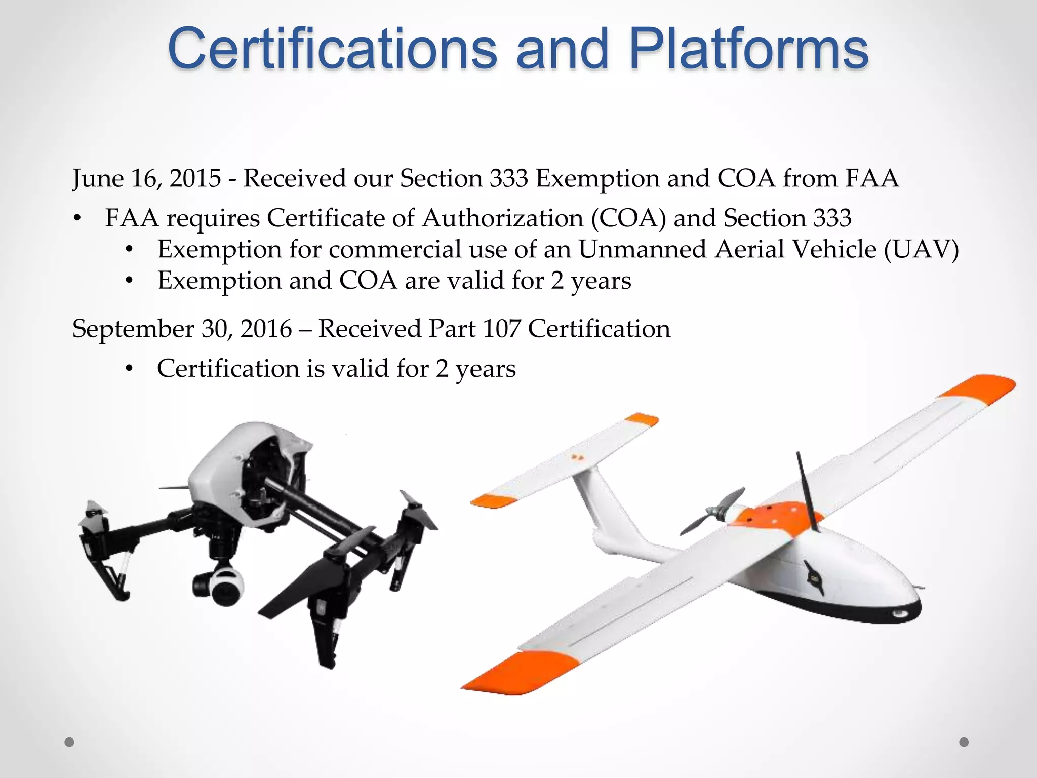 Signs Using Uas Initial UAS Applications for Civil Engineering | PPT
