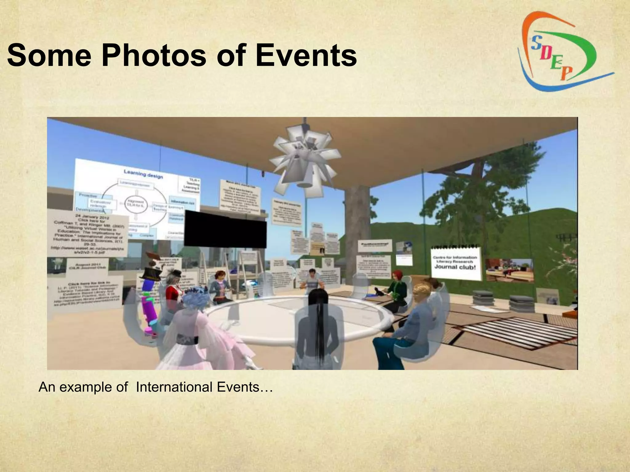 Some Photos of Events




 An example of International Events…
 
