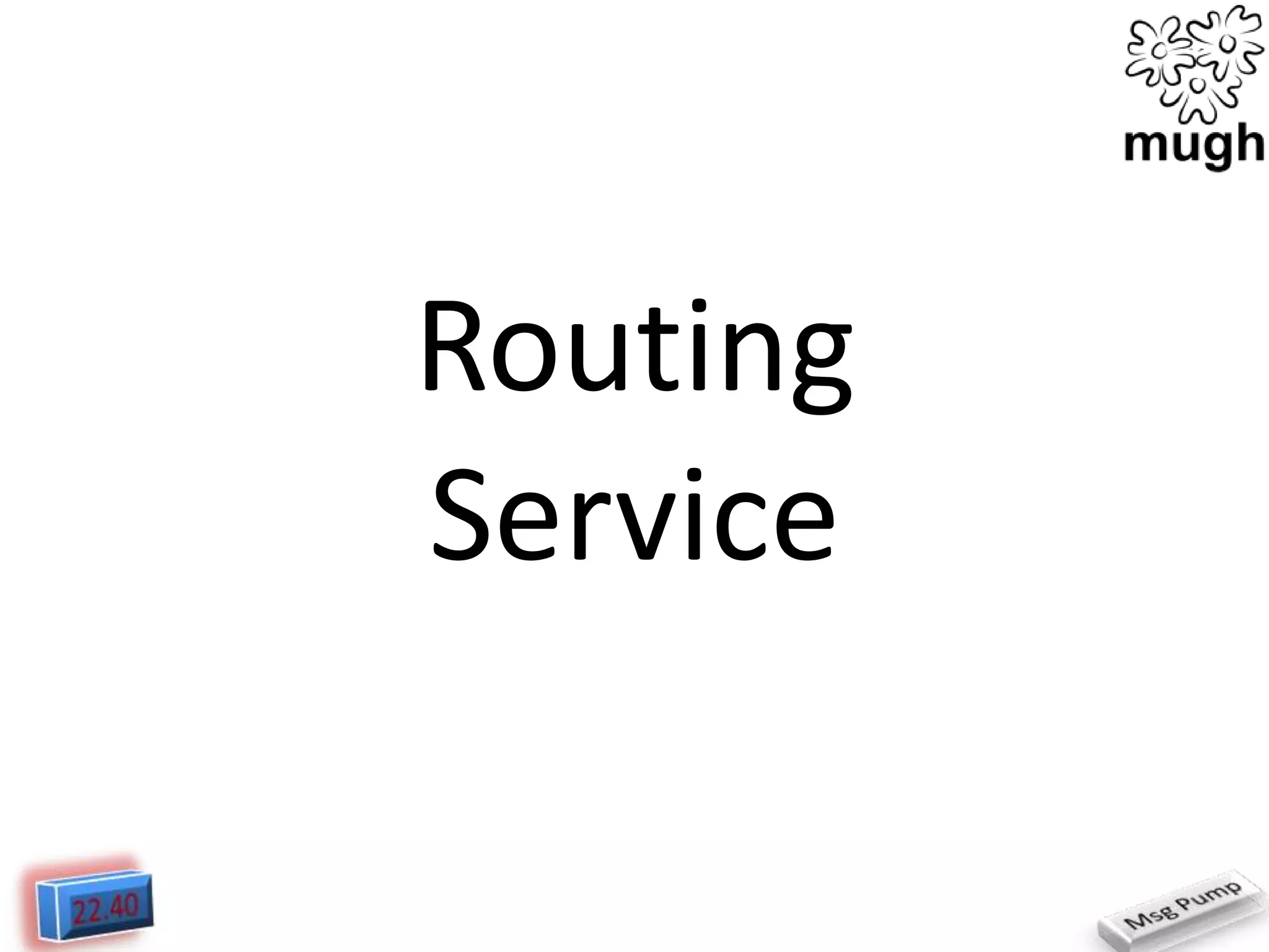 Routing
Service

 