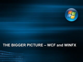 THE BIGGER PICTURE – WCF and WINFX 