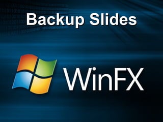 Backup Slides 