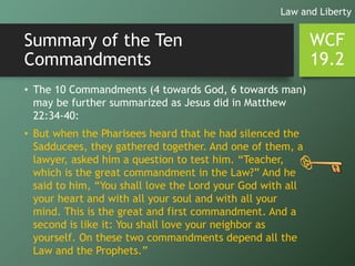 WCF Chapter 19 - The Law of God | PPTX